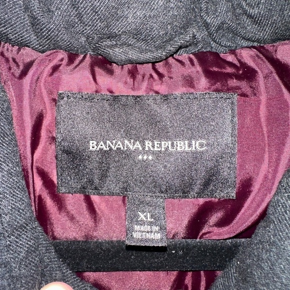 Banana Republic Factory Gray Heather Quilted Puffer Vest Size XL Outdoor - Picture 8 of 8